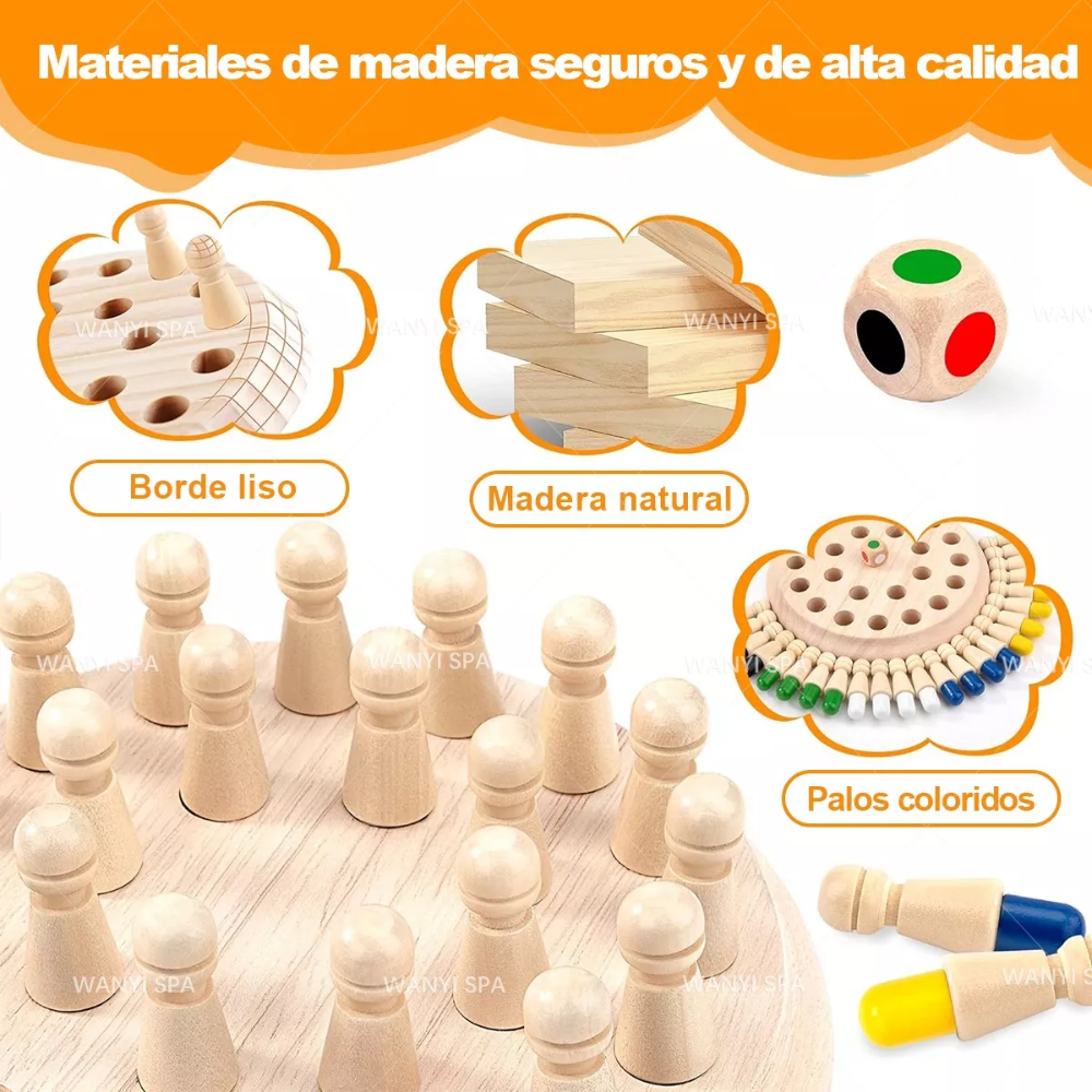 Ajedrez de Memoria -  Stick Chess