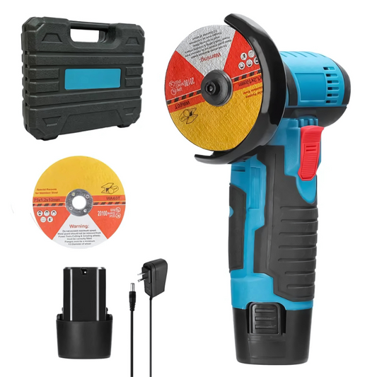 PowerPro® Mini Amoladora Angular Inalámbrica ⚙️ - Herramienta Compacta con Alto Rendimiento y Control Total (Incluye Disco y Cargador 🔋⚡)