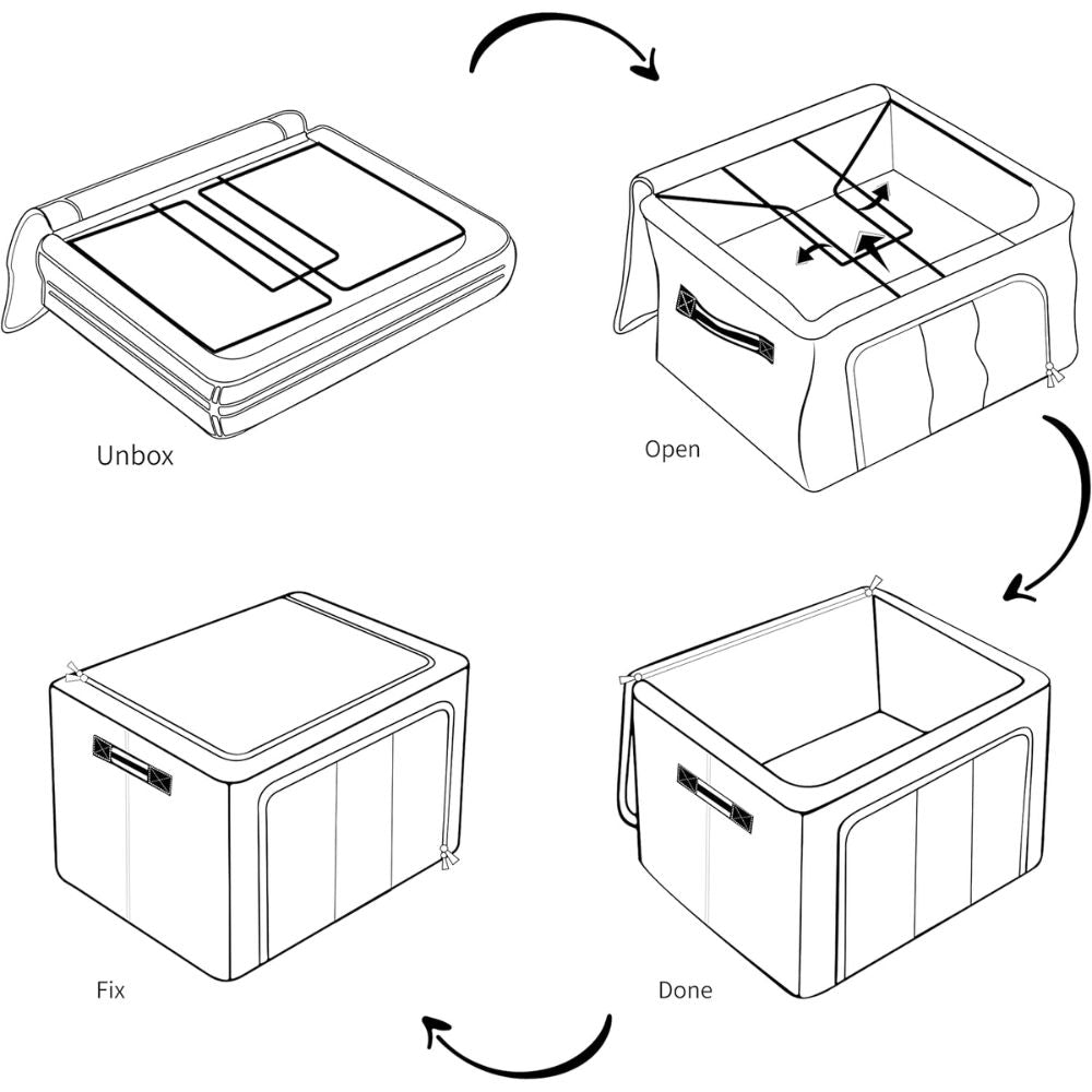 MadeSpace® - Caja almacenamiento plegable